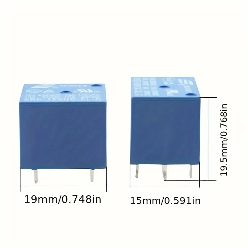 SRD-12VDC-SL-C SRD-24VDC-SL-C SRD-05VDC-SL-C SRD-09VDC-SL-C T73-3V 5V 9V 12V 24V 5 Pin PCB Type Power Relay