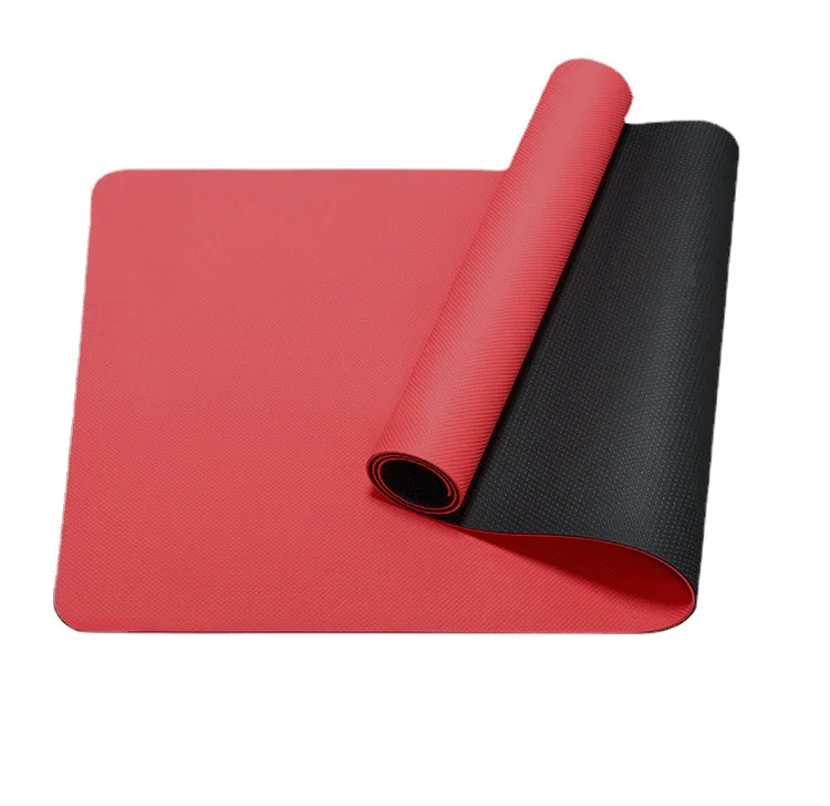 

TPE yoga mat dot pattern two-color non-slip rope skipping mat fitness exercise yoga mat