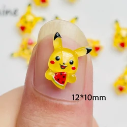 30 pezzi Kawaii Fruit Pikachu Animal Resin Scrapbook gioielli di moda fai da te decorazione per l'aumento delle unghie accessori per forcine