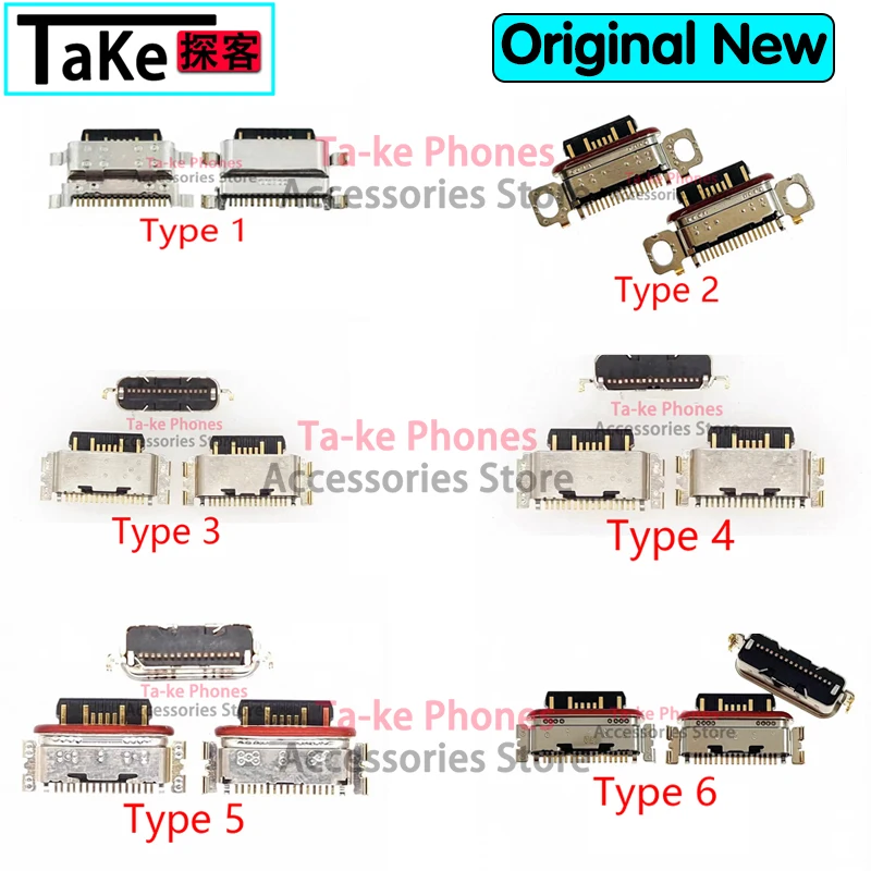 10-100Pcs USB Charging Port Dock Charger Connector Type-C Jack Plug for Xiaomi Redmi Note 11 11E 11S 12 13 Pro Plus 4G 5G K50