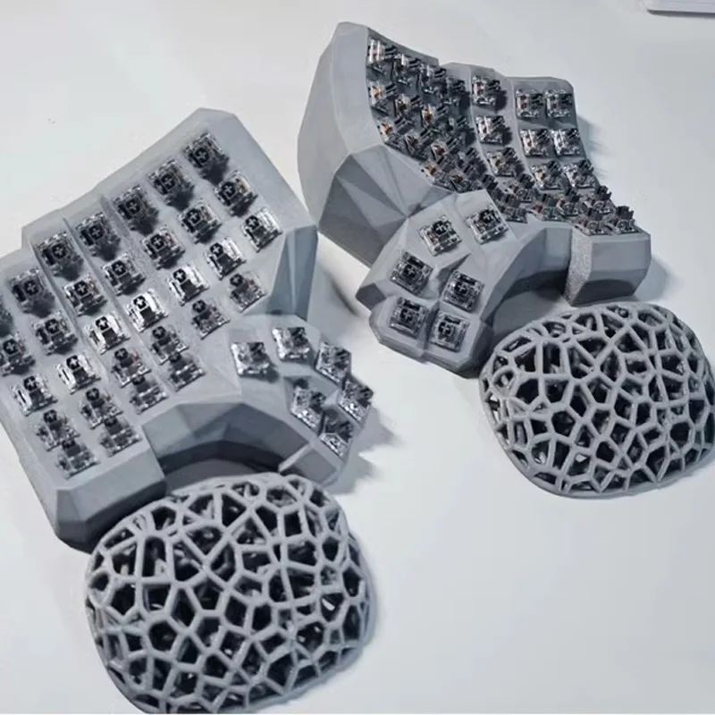 Hand Rest for Split Keyboard Hollow Out Height Color Support Customize Pla Petg Print Hand Rest for Split Keyboard PC Accessory