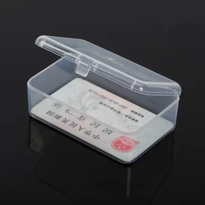 

Clear Lidded Small Plastic Box For Trifles Storage box Parts Tools Jewelry Display Screw Case Beads Container Packaging Retail