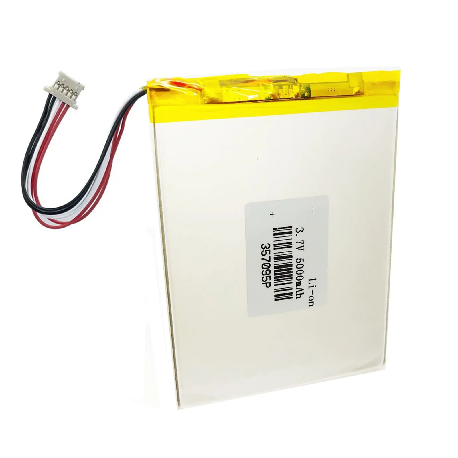 357095 3.7V 5000mAh Molex1.25 Ultra Thin Connector 5-wire for Tablet PC Rechargeable Battery For Child Tablet Prestigio Multipad