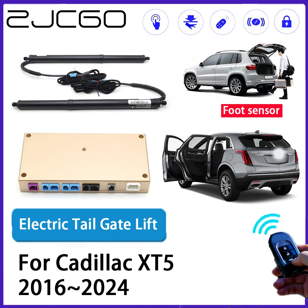 ZJCGO Car Auto Trunk intelligent Electric Tail Gate Lift Automatic Tailgate Opener for Cadillac XT5 2016~2024