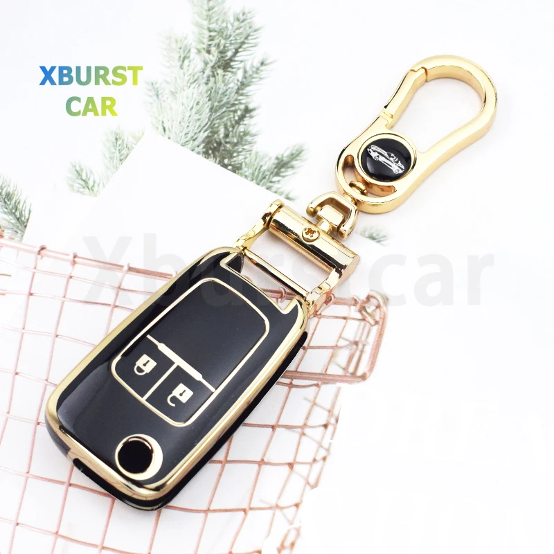 2/3/4 Buttons TPU Shell Fob Car Key Case Cover For Chevrolet Cruze Aveo Trax Opel Astra Corsa Meriva Zafira Antara J For Buick