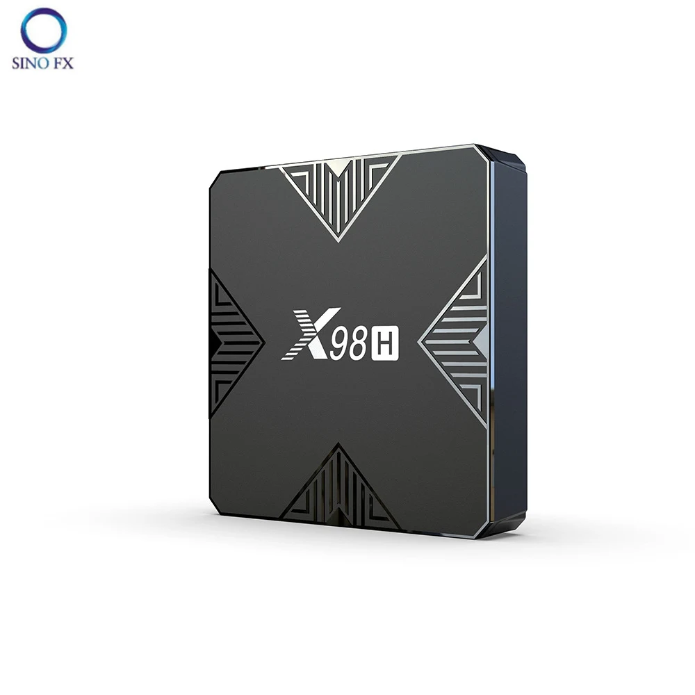 X98H Android 12.0 TV Box 4K Allwinner H618 4G 32G Dual WiFi مشغل الوسائط الذكية