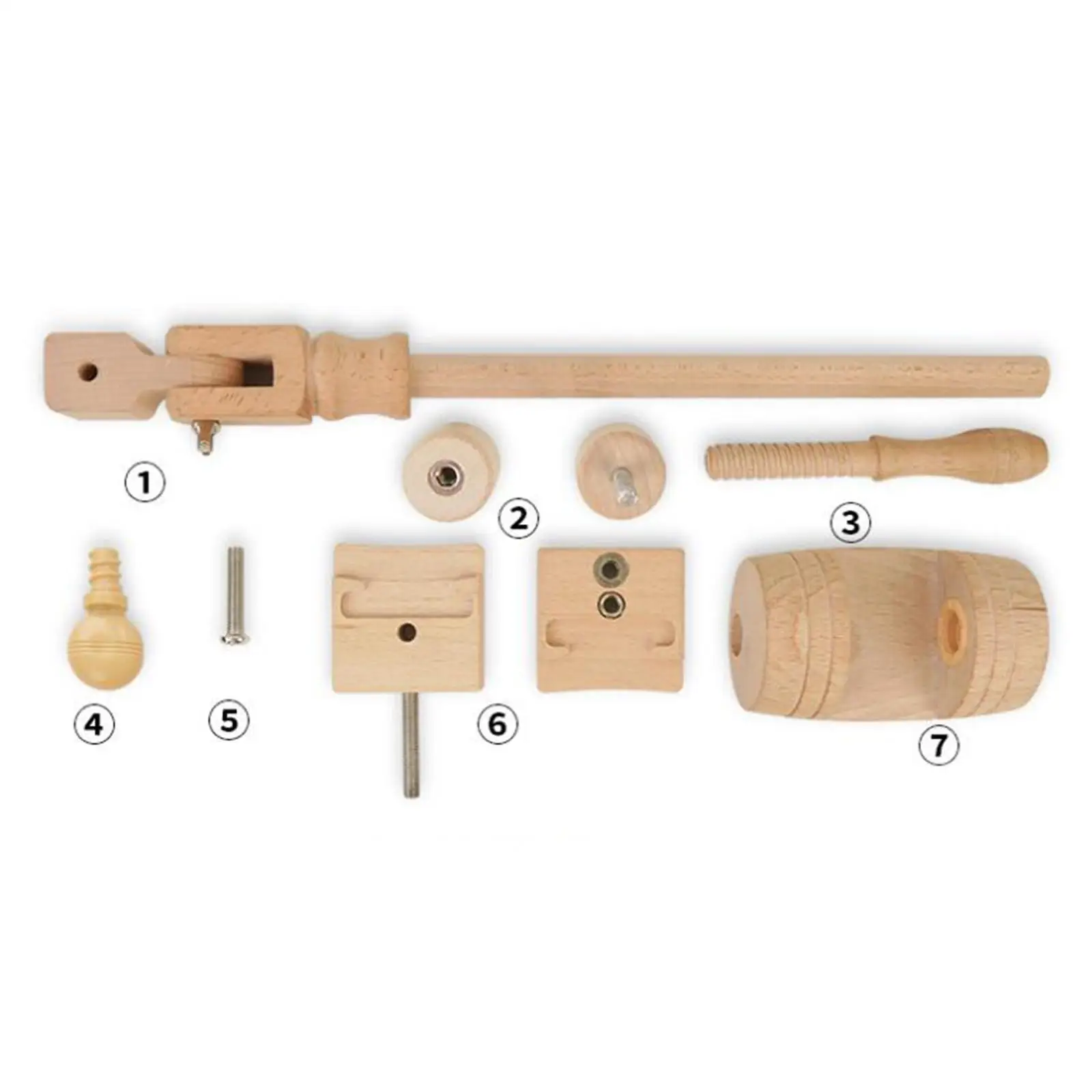 Adjustable Cross Stitch Rack Wooden Lap Table Stand Embroidery Frame Clamps for Needlework and Display Use view 4