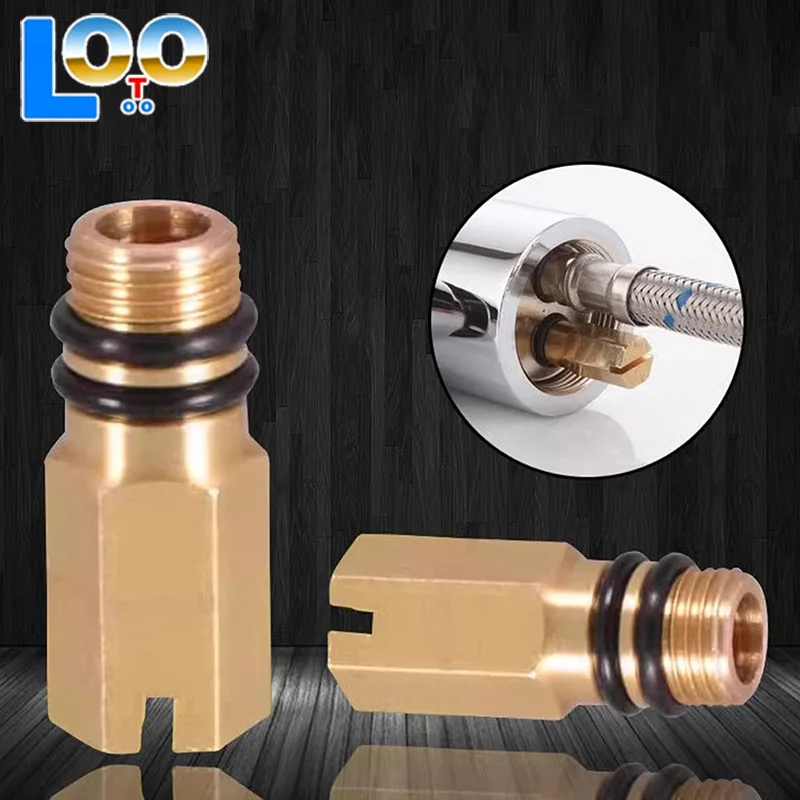 1/5pcs Spina di Ingresso Rubinetto M10 Rubinetto di Acqua Calda E Fredda Spina di Ingresso Apparecchio Della Cucina Tubo Flessibile Tappo di Estremità Accessori