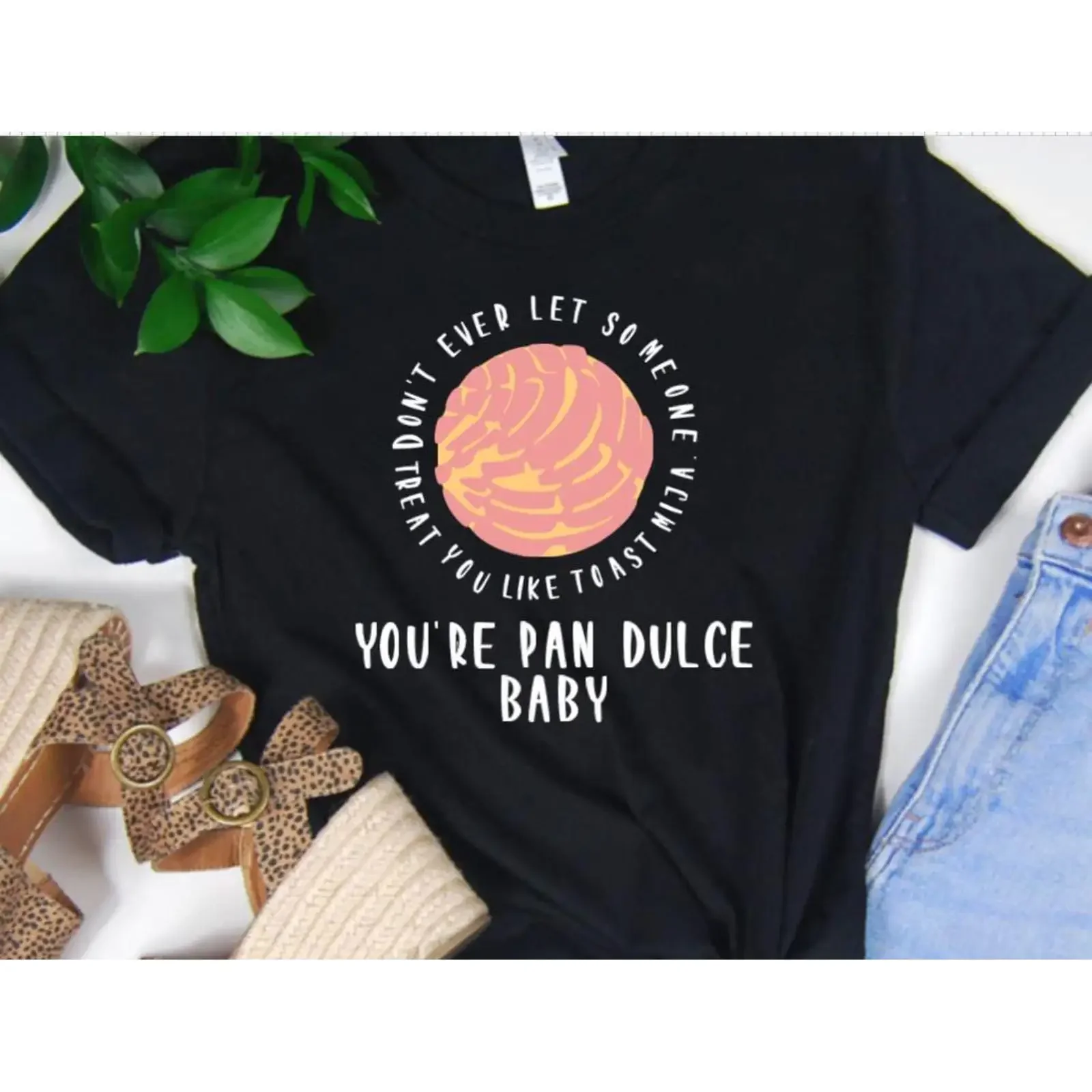 Pan Dulce Latina T Shirt Mexican Pastries Concha Snack vintage Washed Unisex streetwear graphic Stylish designer clothes