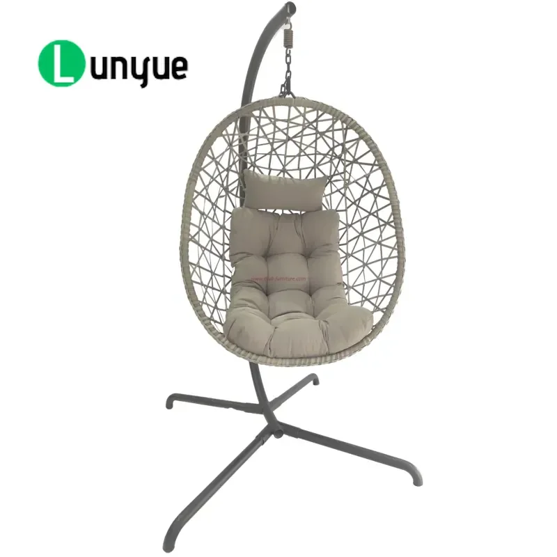 Outdoor Patio Swing Chair Comfortable Suspended Seating for Garden Backyard Recreation Durable Relaxing Furniture
