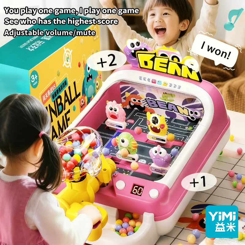 آلة الكرة والدبابيس للأطفال، آلة الكرة والدبابيس المكتبية - لعبة أركيد ممتعة للأطفال والكبار من سن 6 سنوات فما فوق، ألعاب تعليمية تفاعلية #1