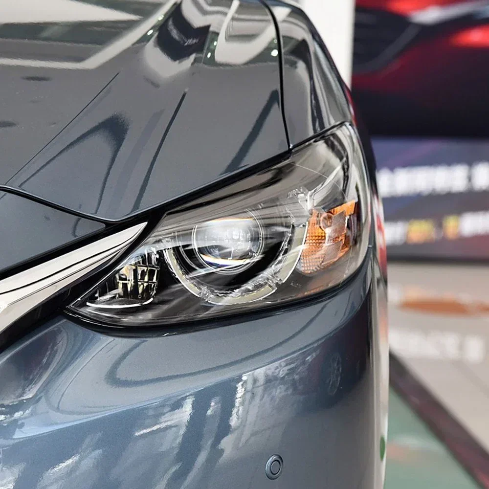 السيارات المصابيح الأمامية استبدال لمازدا أتينزا 2017-2018 LED سيارة الجبهة مصابيح الجمعية العارض عدسة أداة اكسسوارات السيارات