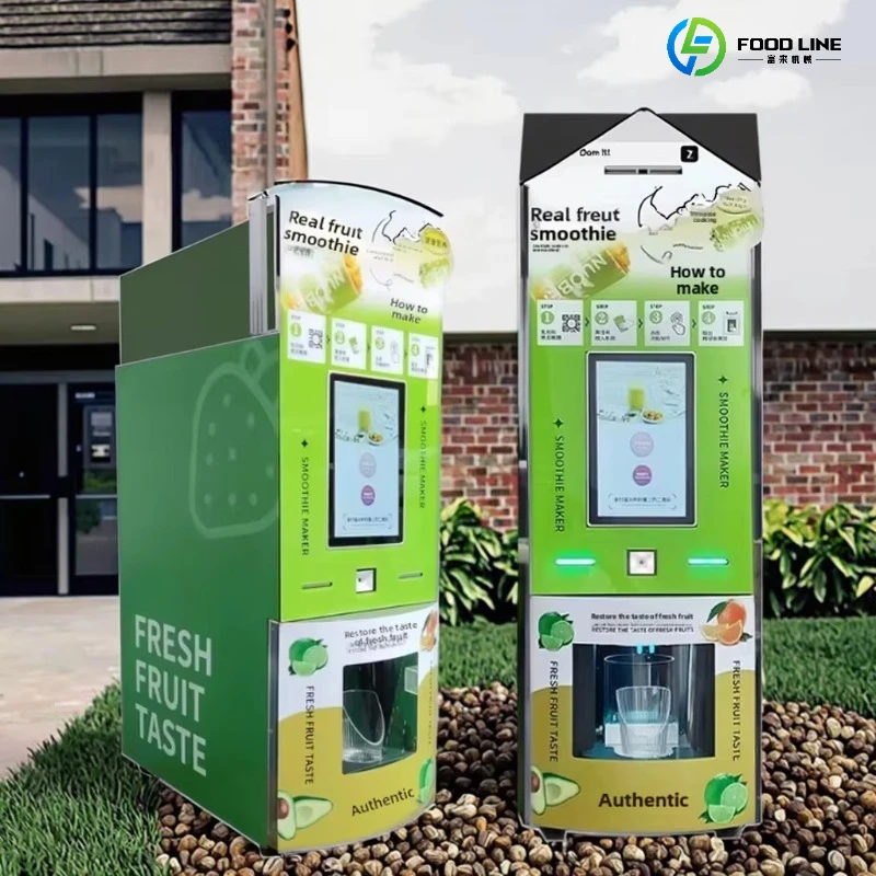Smoothie Vending Machine Single Cup Blender Milkshake Fully Automatic Slush Commercial Intelligent  Fruit Protein Customized