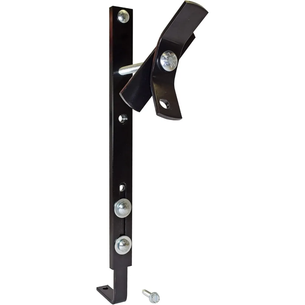 

Universal In-Bed Spare Tire Bracket for Trucks - Lockable & Durable Black Finish