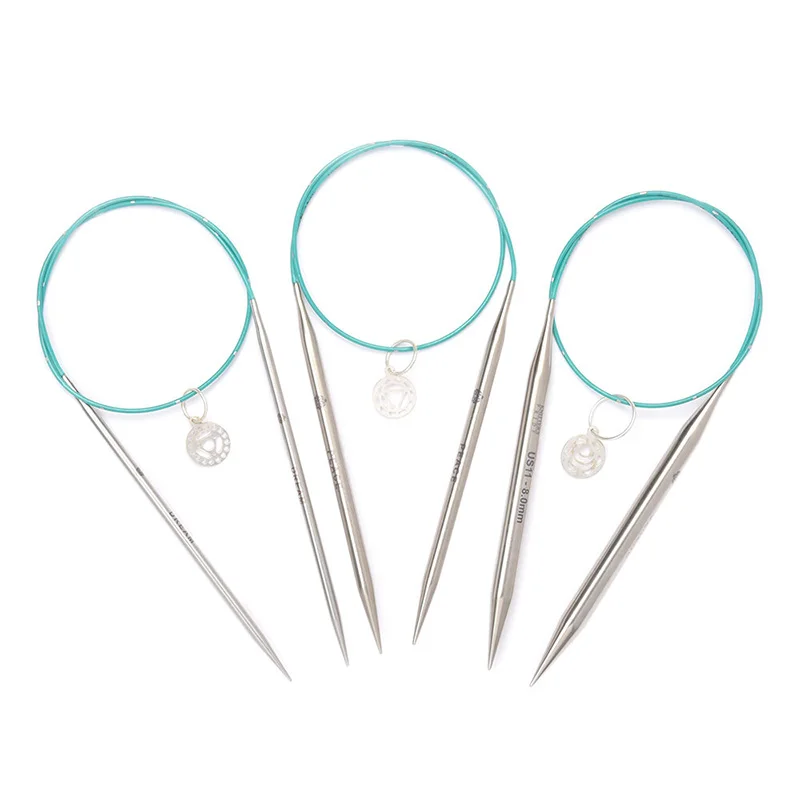 Knitter's Pride Mindful Collection 24 inch (60 cm) Fixed Needle, Stainless Steel Circular Knitting Needles