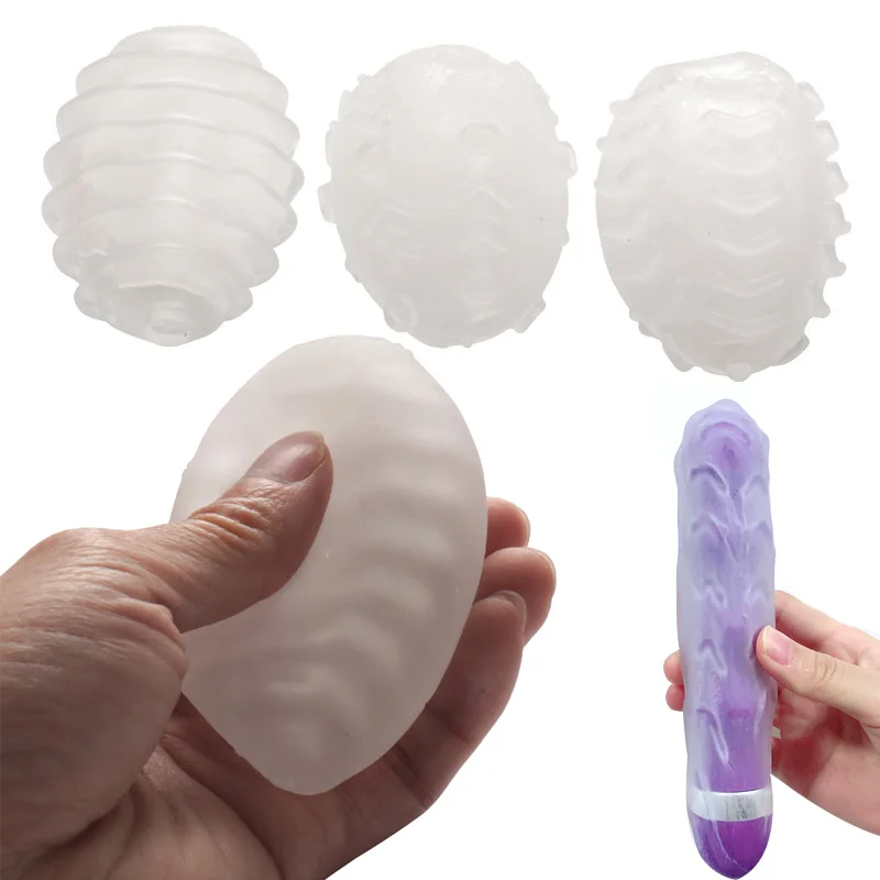 【Discrete Package】Male Masturbation Cup Vagina Egg Penis Massage Adult Toys for Men Glans Exercise Sex Toy Stretchy Silicone