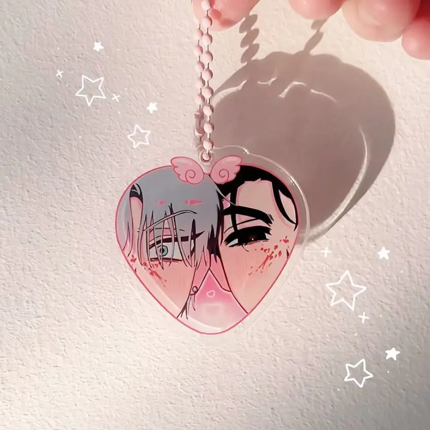 

Новый периферийный брелок «Alien Stage», брелок-брелок «Ланта дела», подвеска в форме сердца для школьной сумки, подарочная коллекция