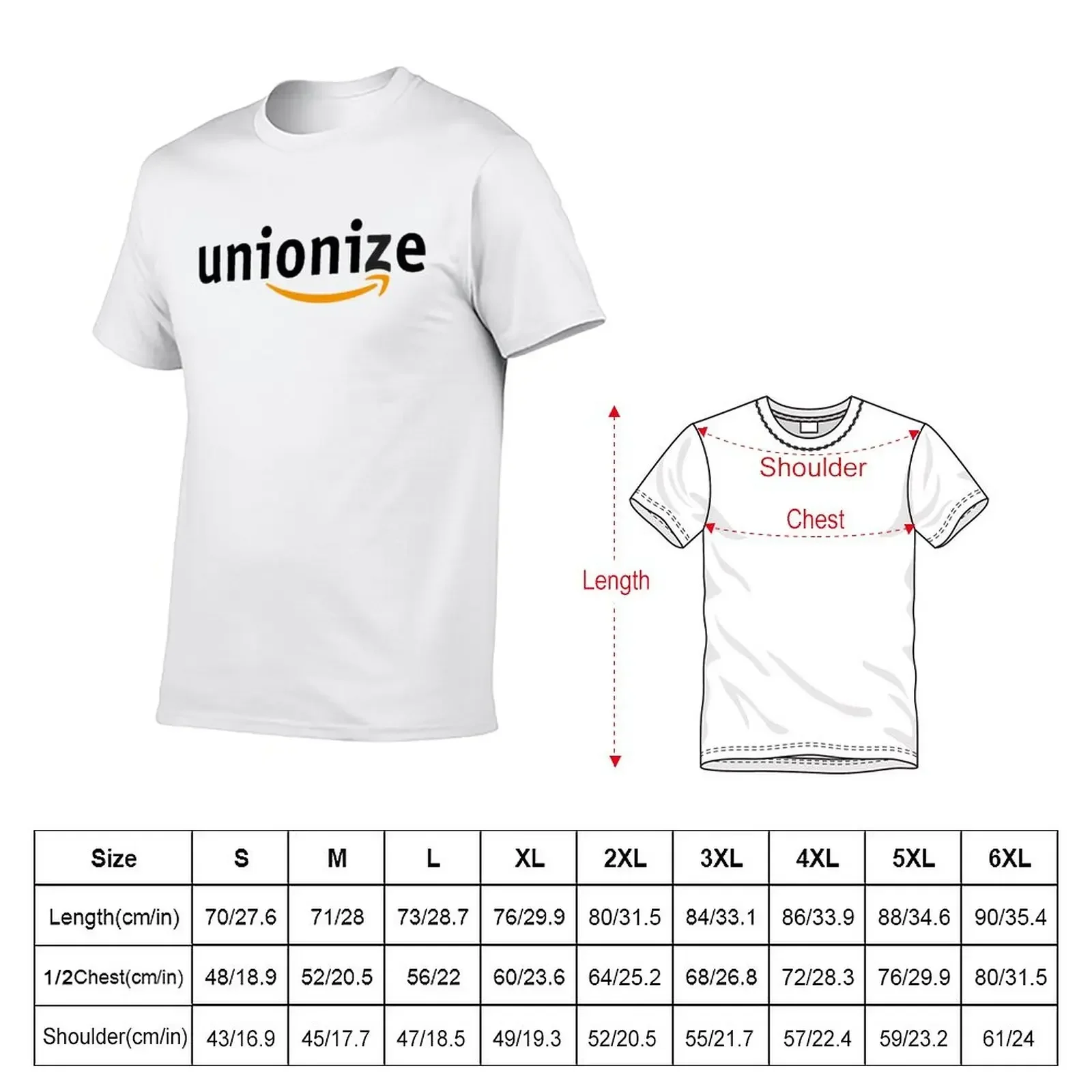 Unionize Amazon T-Shirt Short sleeve tee summer top t shirt men 100℅ cotton