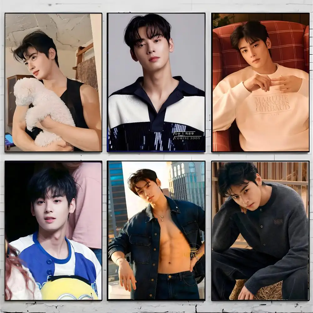 Actor C-cha Eun woo Poster Superior Home Space  Indoor Decorative Art & Home Decor