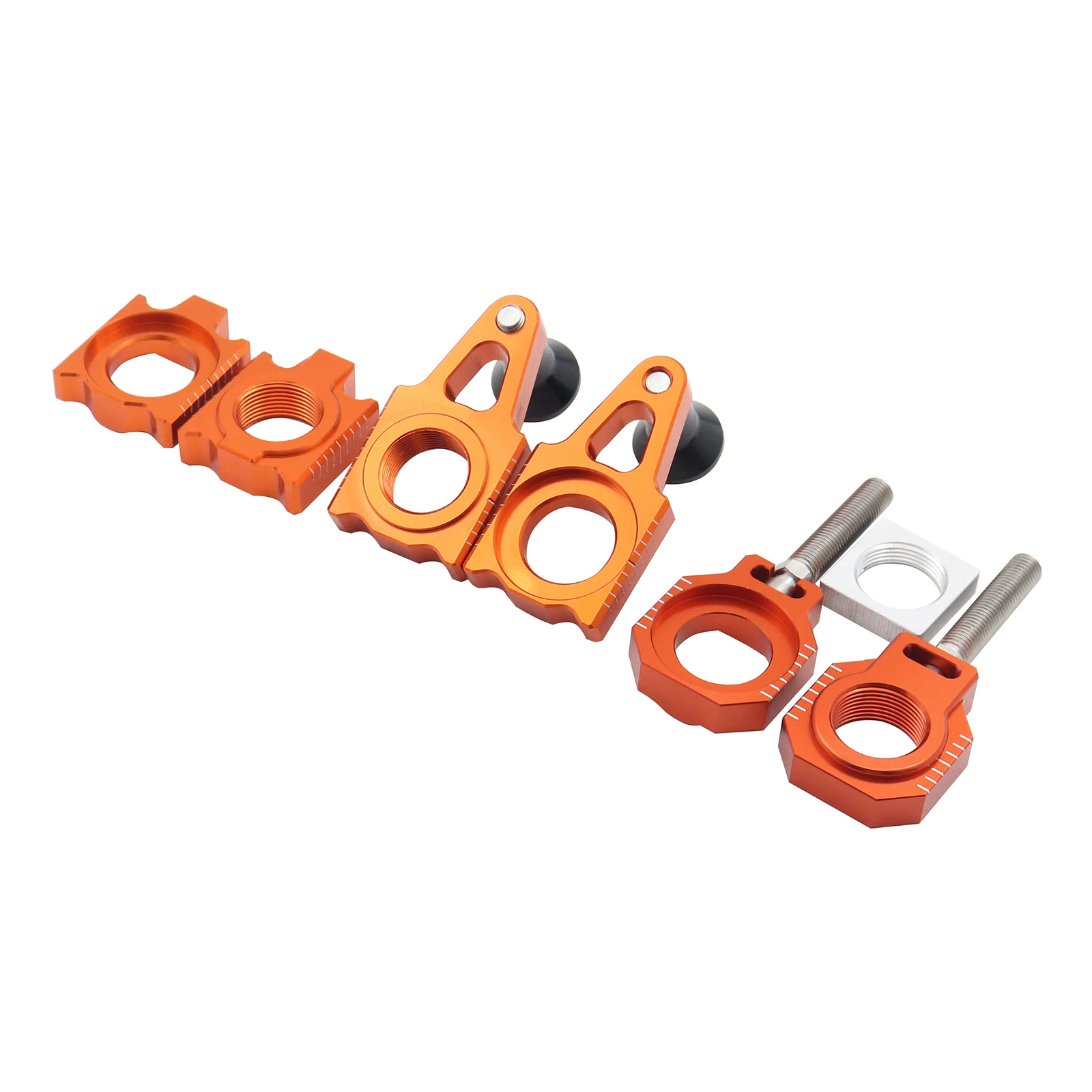 Motorcycle 25mm CNC Rear Chain Adjuster Axle Blocks For KTM SX SXF XC XCF For HUSQVARNA TC FC FS TX FX 125 250 300 350 450 13-23