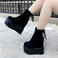 Autumn New Height Increasing High Heels 14CM Women Boots