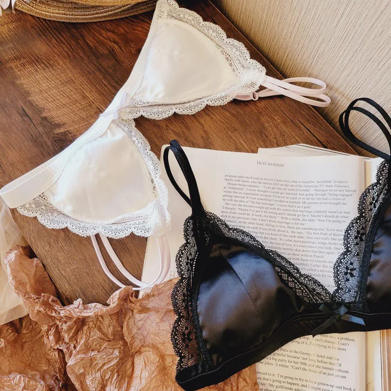 

French Style Lace Women's Lingerie No Steel Ring Comfortable Women's Suit Elegant Charming Close Fitting Breathable Women's Top