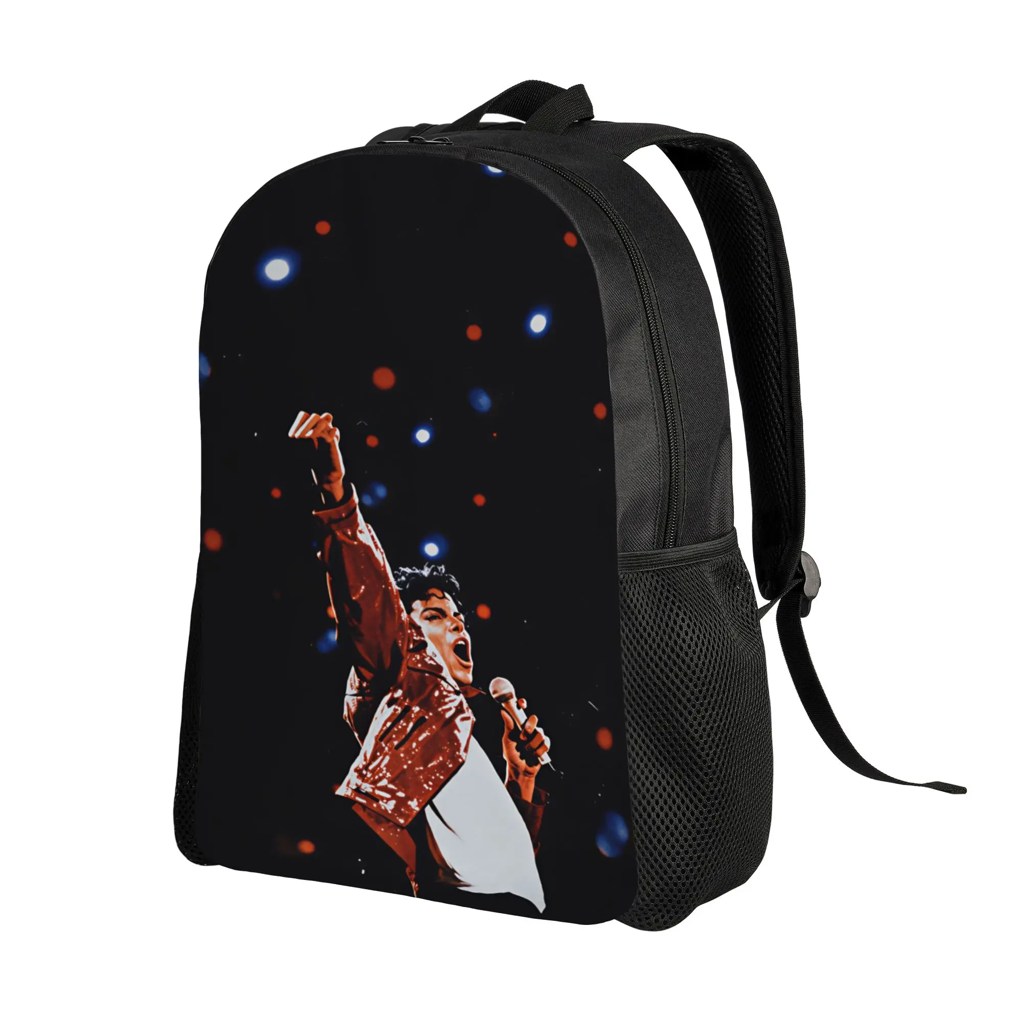 Michael Jackson Backpack  Fashion Backpacks Male Hiking Durable High School Bags Colorful Rucksack