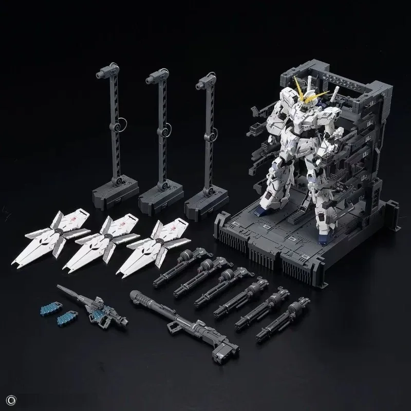 Модель CHANGLONG MGEX Rx-0 Unicorn 7702 в масштабе 1/100, сборная фигурка-меха со светодиодной подсветкой, премиум-модель, игрушка, подарок