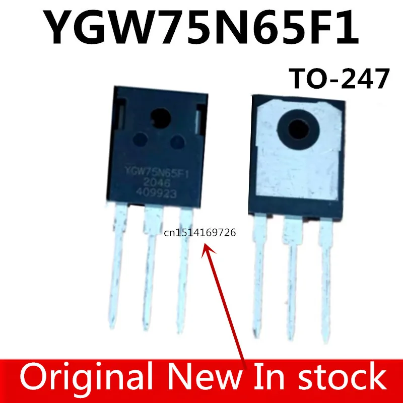 Original 5pcs/lot YGW75N65F1 75A650V TO-247   convert integrated circuits In stock