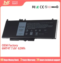 8150MAH 6MT4T Factory D-ell Laptop Battery For D-ell L-atitude E5470 E5570 P Recision 3510 0HK6DV 079VRK TXF9M 0TXF9M