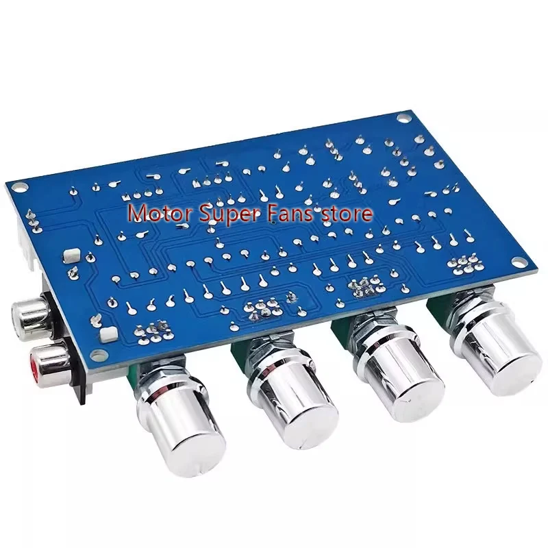 NE5532 Tone Board Preamp AC 12V with Treble Bass Volume Adjustment Bass Boost Volume Control Pre-Amplifier Tone Controller for A