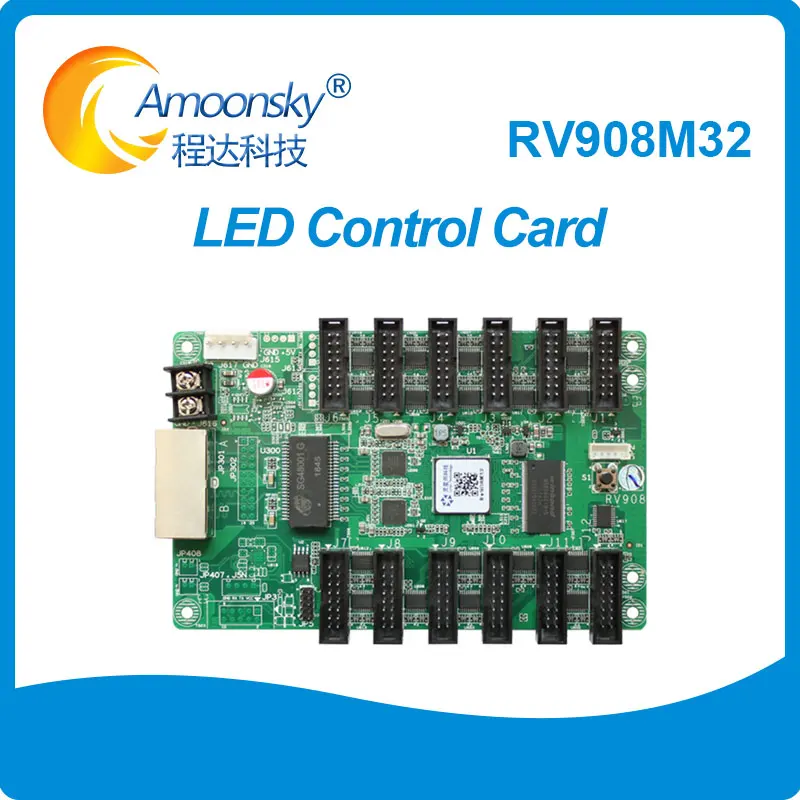 

Full Color Receiving Card Linsn RV908M32 RGB LED Display Outdoor indoor P10 LED Synchronous Display Control Card for processor