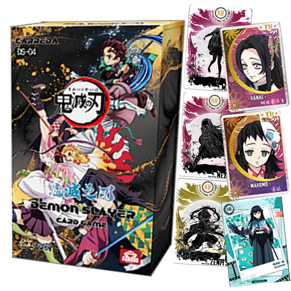 

Wholesale Demon Slayer Card For Children Kanroji Mitsuri Iguro Obanai Enamel Color Card Limited Game Collection Card Kids Gifts