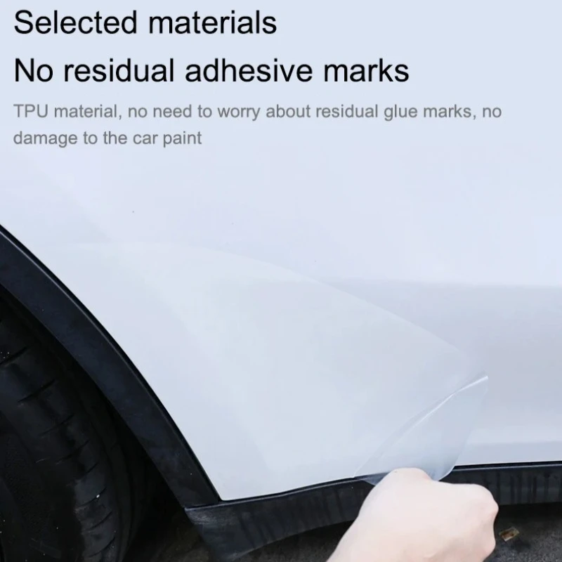 For Tesla Model Y Juniper 2025 Front Door Corner Anti-Scratch Film Rear Door Protective Films Invisible Car Clothing TPU Film