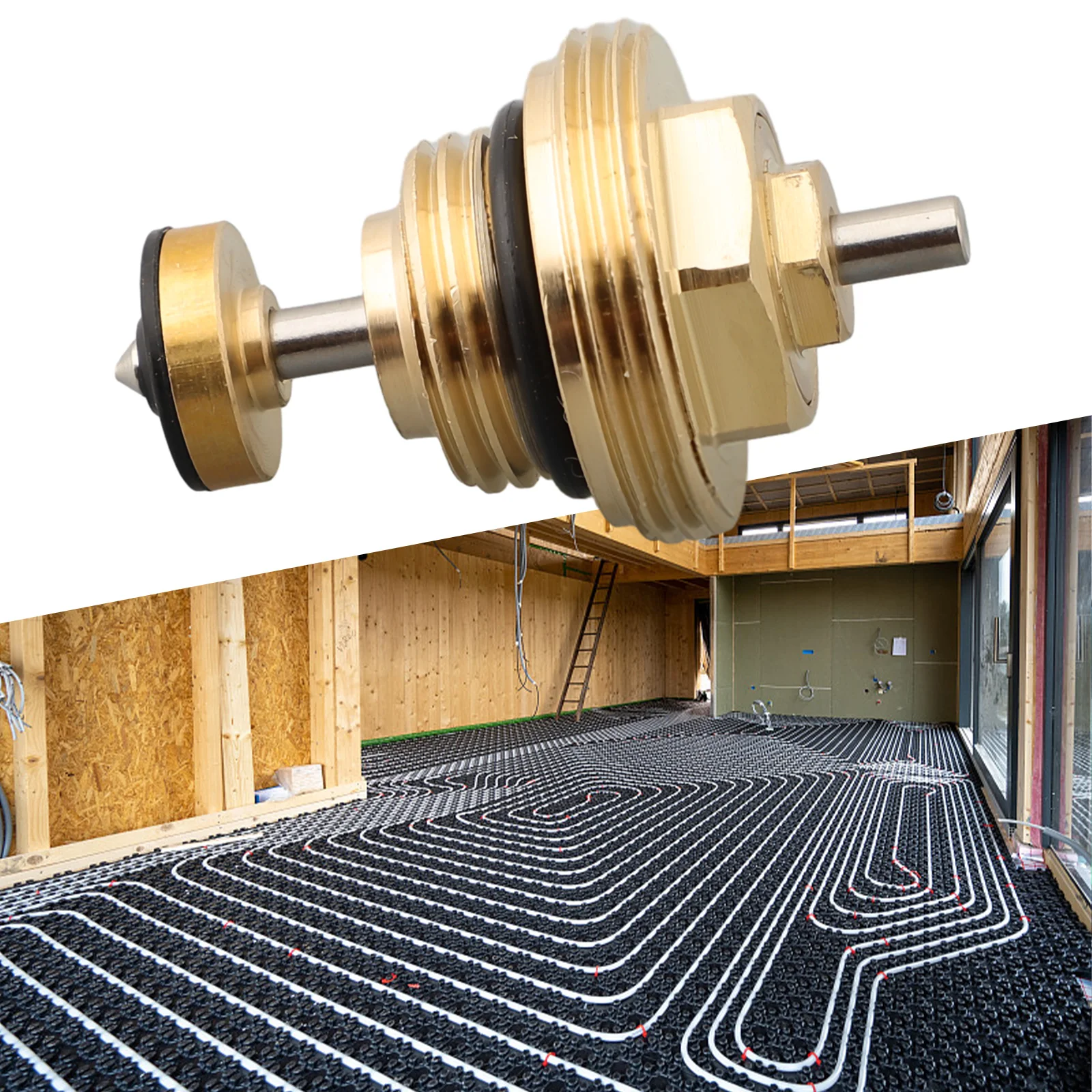 Eccellente nuovissimo nucleo della valvola facile installazione per attuatore UFH collettore di riscaldamento a pavimento funzionalità di lunga durata M30x1.5