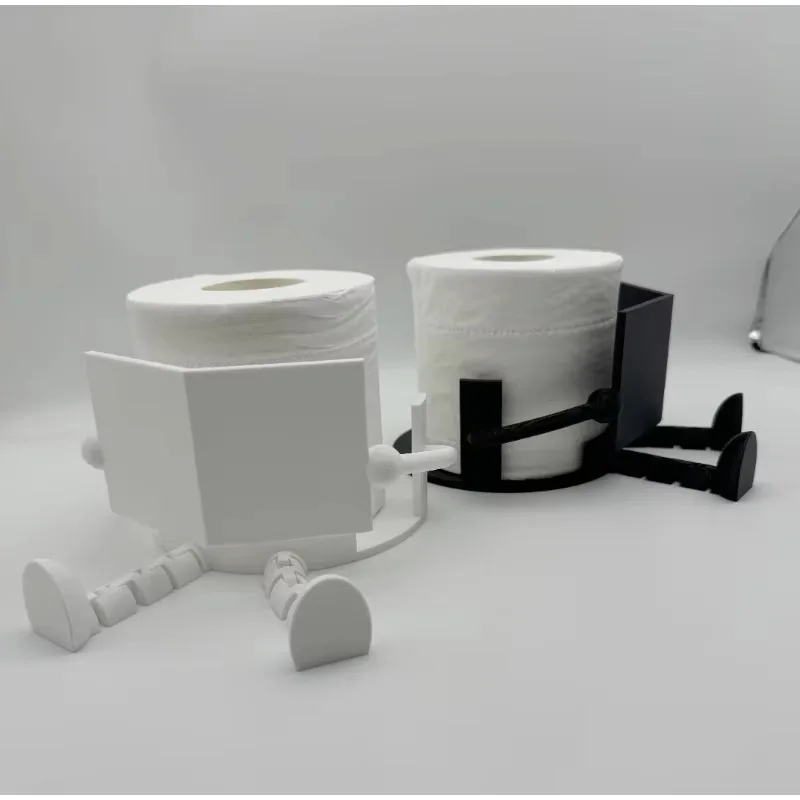 

Funny 3d Printed Tissue Holder Kitchen And Bathroom Toilet Paper Rack Tissue Roll Paper Dispenser Bathroom Decor Accessories