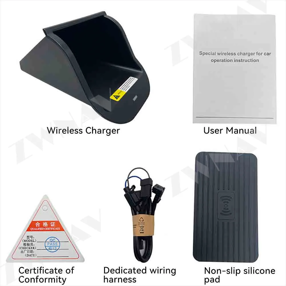 For Mercedes-Benz A-Class GLA/CLA 2018 Center Console Charging Pad Car Smart Upgrade Moudle Intelligent wireless charger