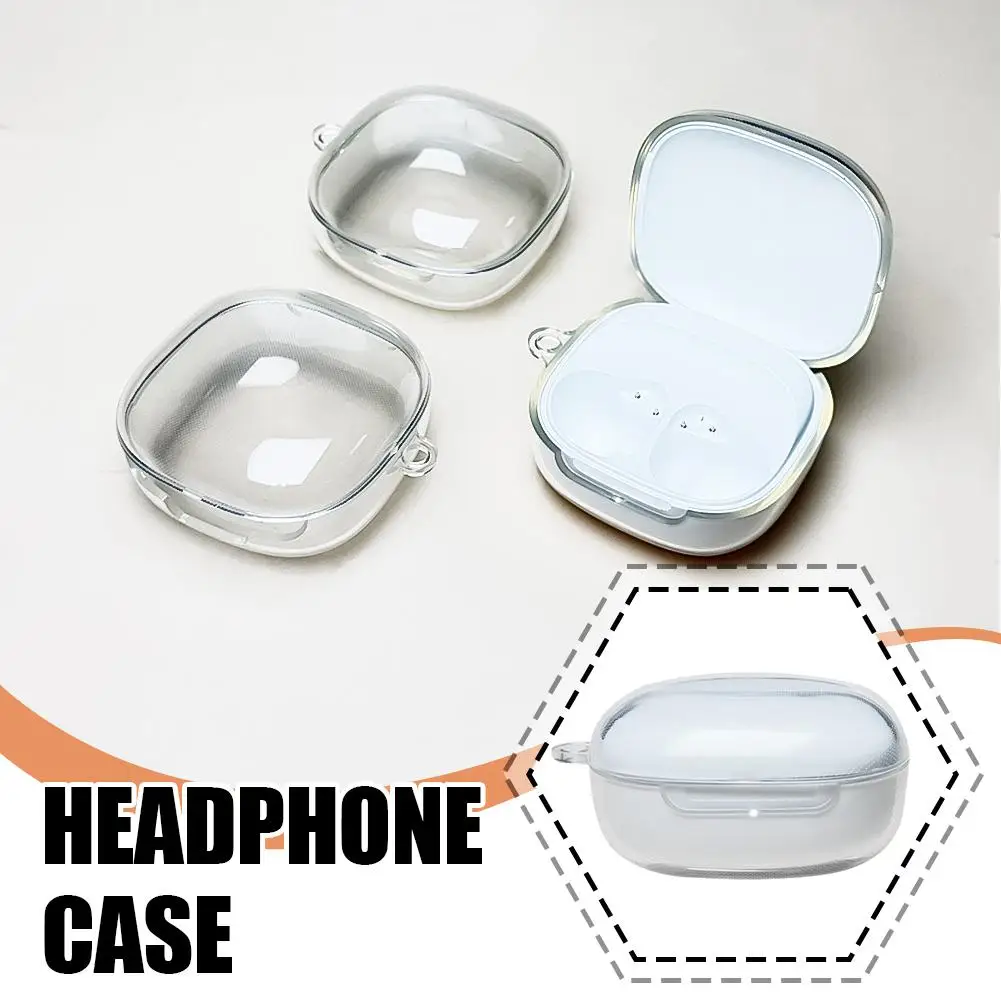 1pcs Shockproof Transparent Protective Sleeve for Redmi Buds 6 Play Wireless Earphone Dustproof Washable Housing Protector U3N6