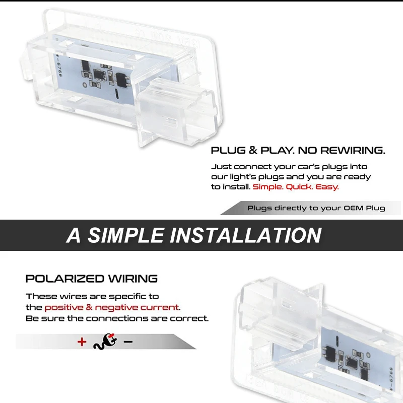 Luces Led para matrícula trasera, 2 uds., para Renault Captur Kaptur Espace Fluence Scenic Latitude Laguna Modus Zoe Dacia Duster Lodgy