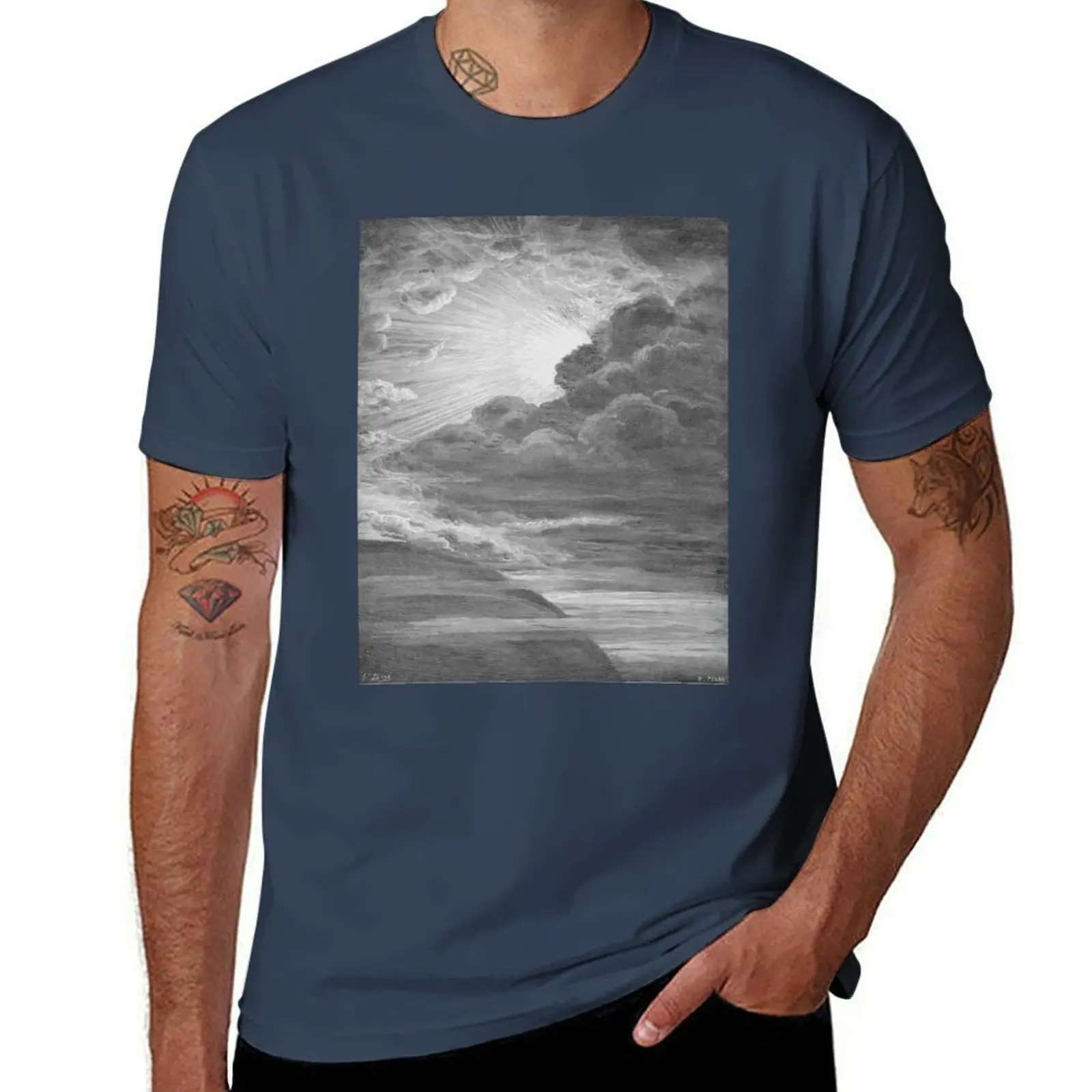 

The Creation of Light - Gustave Dore T-Shirt funny t shirts dark humor t shirts with prints T-Shirt