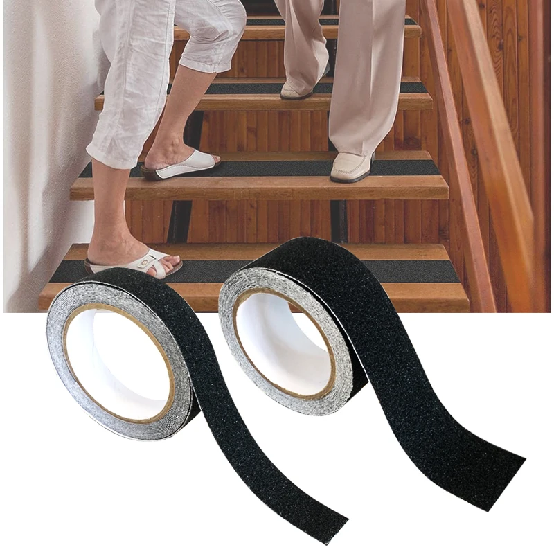 

Anti Slip Tape |5M Length Black| Heavy Duty Waterproof | Grip Tape for Stairs, Ladders, Indoor and Outdoor Use