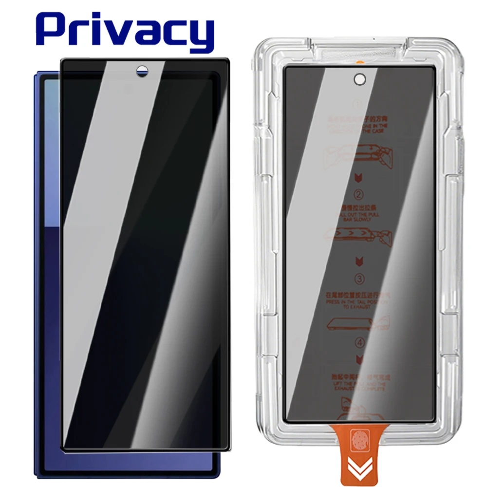 

For Honor Magic 5 Ultimate 7 6 RSR 3 Pro Plus 4 8 Lite 5G 4G Anti-Spy Screen Protector Dust Free Install Privacy Tempered Glass