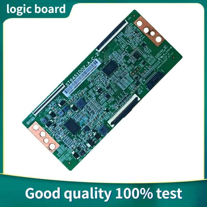 ST6451D02-A-C-2 T con Placa para TCL B55A758U...etc. Equipo para empresas Producto original Tarjeta de visualización ST6451D02-A-C-2 para TV