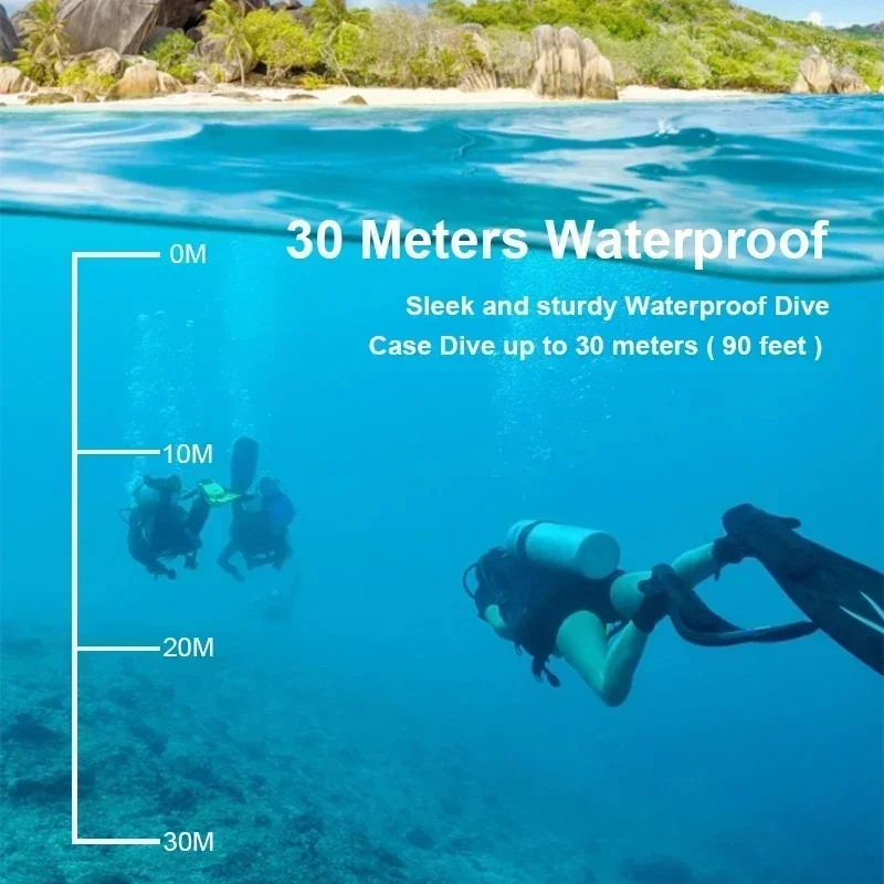 170D Underwater Waterproof Helmet videocamera per registrazione Video fotocamera sportiva 1080P/30FPS WiFi 2.0 "s Outdoor Mini Cam 4K Action