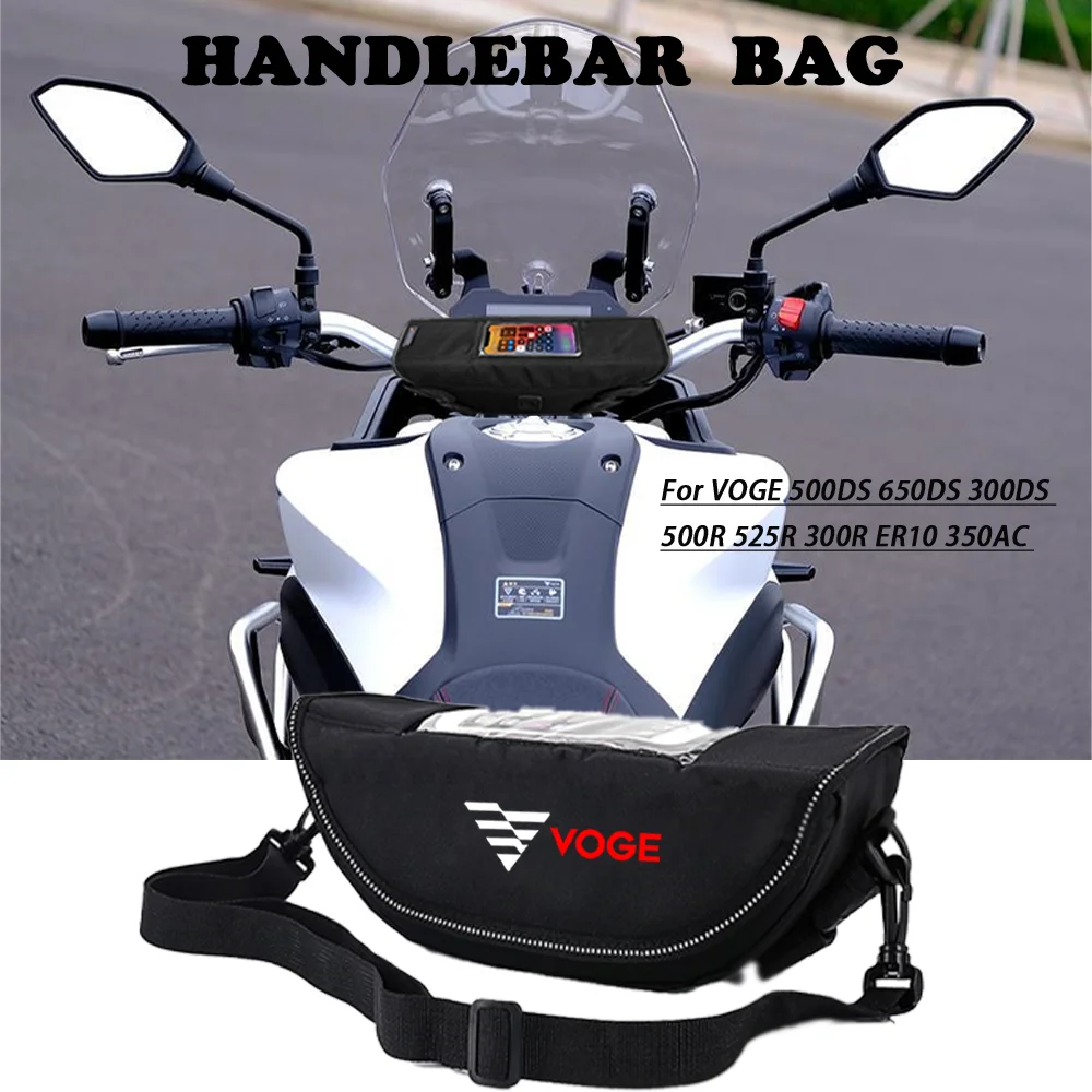 For VOGE 500DS 650DS 300DS 500R 525R 300R ER10 350AC Motorcycle Accessories Waterproof Bag Storage Handlebar Bag Travel Tool Bag