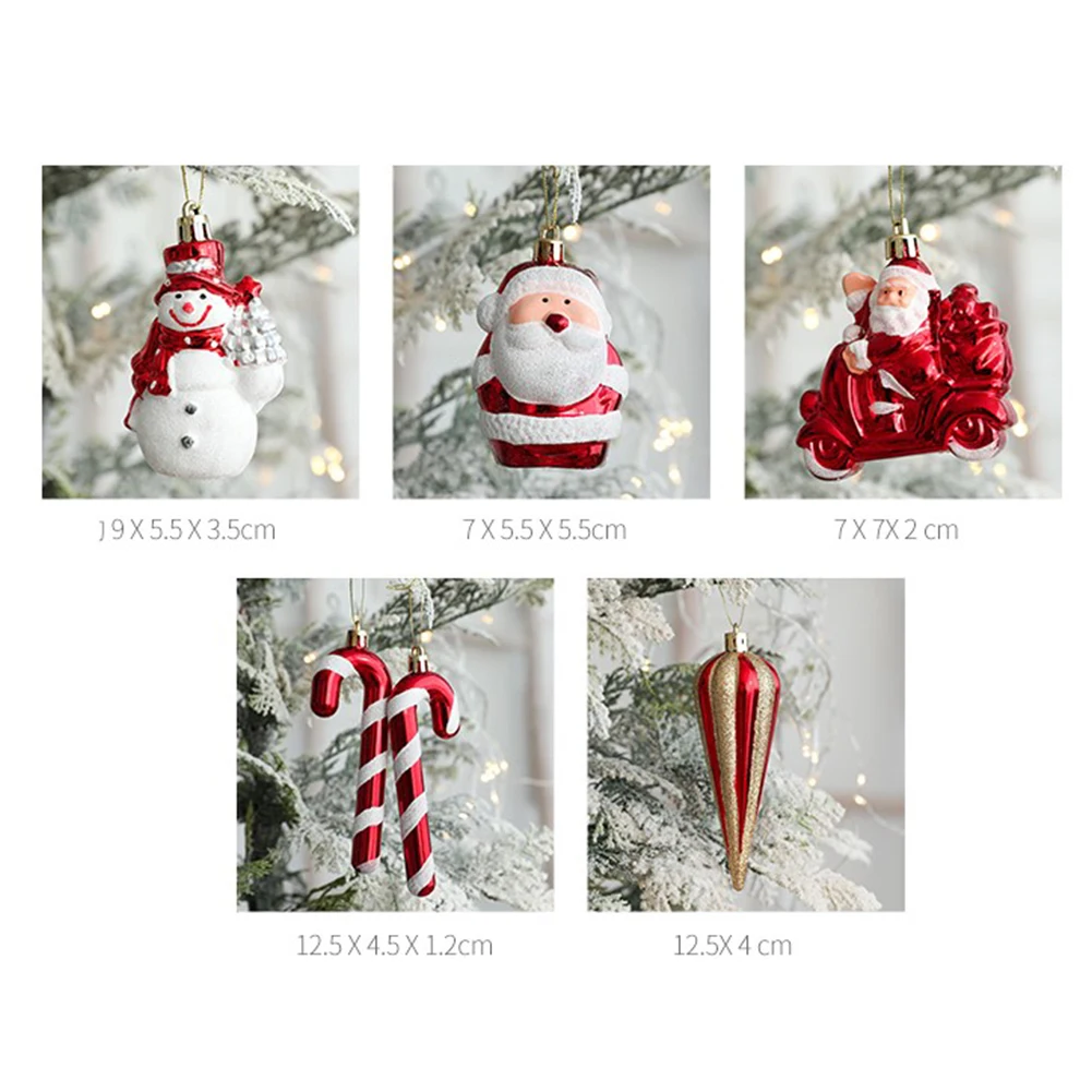 2PCS Christmas Tree Candy Cane ตกแต่งหัตถกรรมจี้ Holiday Party Supplies ตกแต่งต้นคริสต์มาส