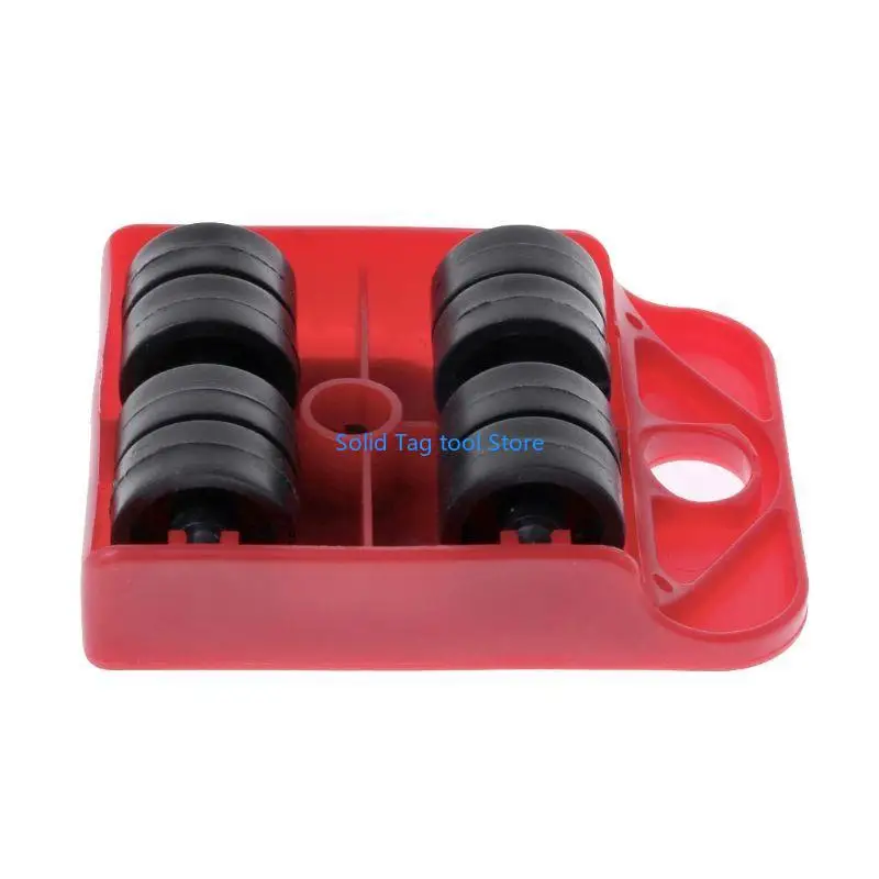 4xfd Memindahkan Alat Furnitur Transportasi Shifter Moving Wheel Slider Roler Roller Heavy