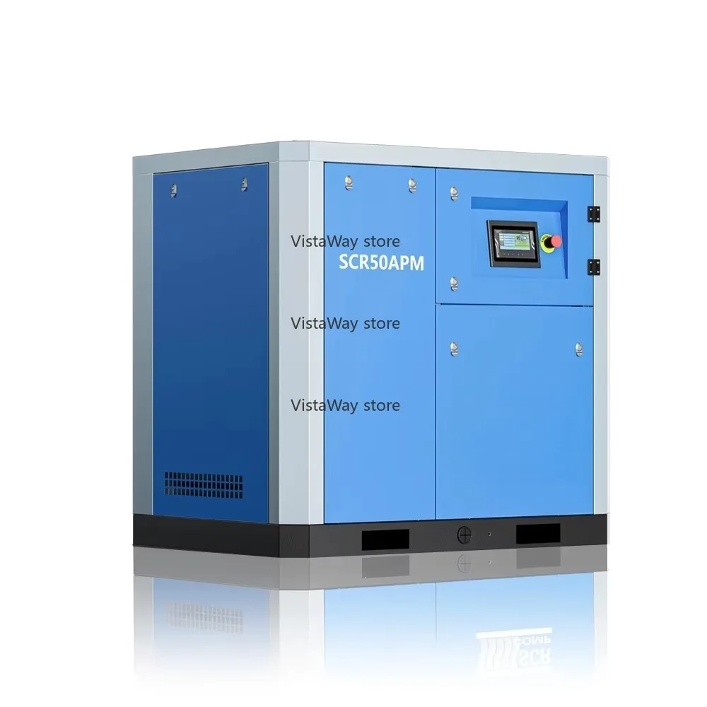 Compresor de aire de tornillo giratorio magnético permanente de 37-75kw 25-100hp con inversor (SCR30APM)