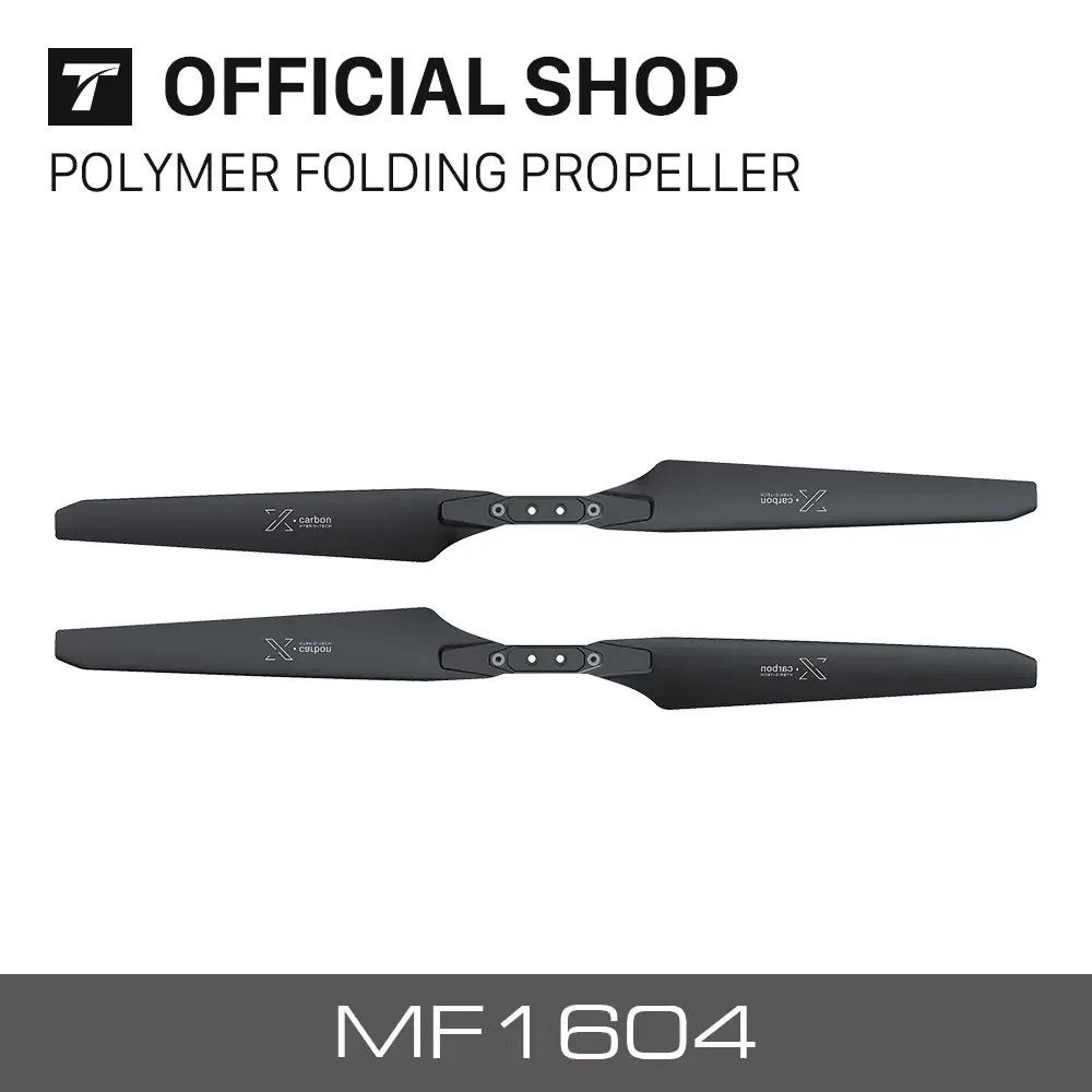 

T-MOTOR MF1604 MF1806 MF2211 Polymer Folding Propeller Carbon Fiber for RC Multi-Rotor VTOL Multicoptor Durable Aircraft Propell