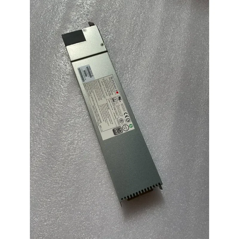 for SUPERMICRO PWS-741P-1R 740W Power Supply Unit Replacement Server PSU Compatible with Supermicro Systems High Efficiency